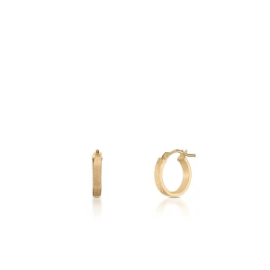 W.KRUK Kolczyki złote koła