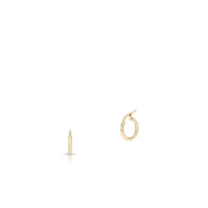 W.KRUK Kolczyki złote koła