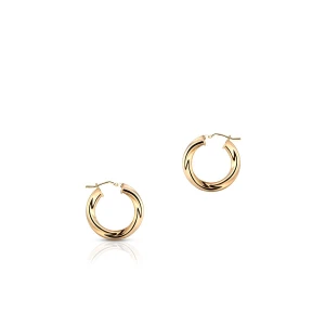 W.KRUK Kolczyki złote koła