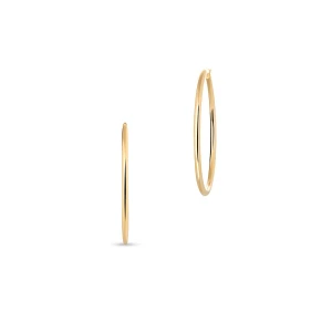 W.KRUK Kolczyki złote koła