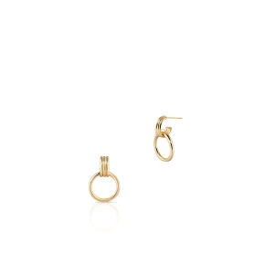 W.KRUK Kolczyki złote koła