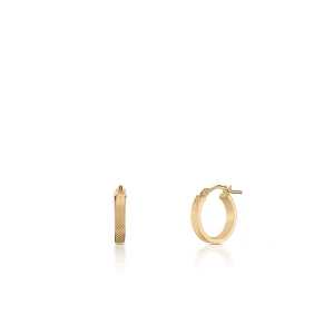 W.KRUK Kolczyki złote koła