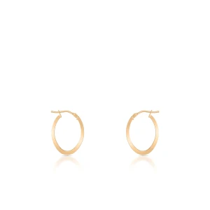 W.KRUK Kolczyki złote koła