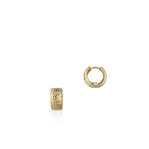 W.KRUK Kolczyki złote koła