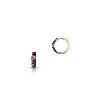 W.KRUK Kolczyki złote Kwiaty Nocy