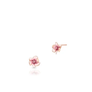 W.KRUK Kolczyki złote Kwiaty Nocy