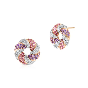 W.KRUK Kolczyki złote Lunapark