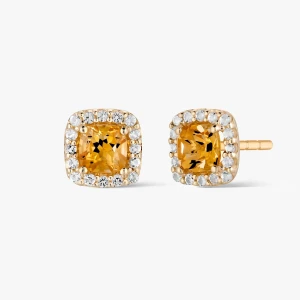 W.KRUK Kolczyki złote Maria Antonina