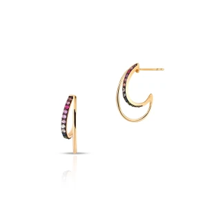 W.KRUK Kolczyki złote Preludium Paradise Birds