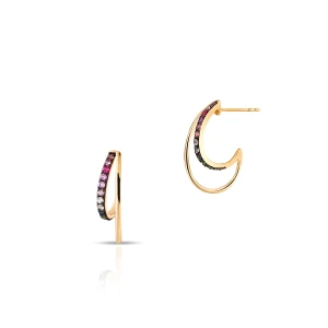 W.KRUK Kolczyki złote Preludium Paradise Birds