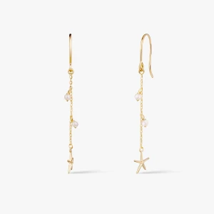 W.KRUK Kolczyki złote Santorini