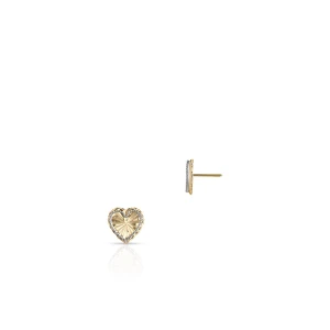 W.KRUK Kolczyki złote serca