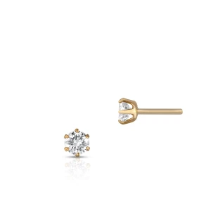 W.KRUK Kolczyki złote Słoneczne Diamenty