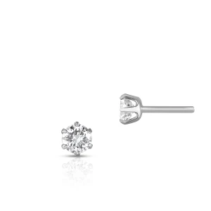 W.KRUK Kolczyki złote Słoneczne Diamenty