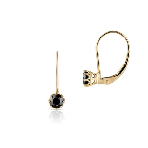 W.KRUK Kolczyki złote Tajemniczy