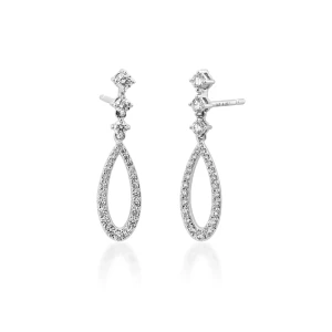 W.KRUK Kolczyki białe złoto z brylantami