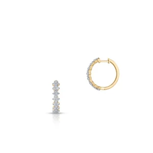 W.KRUK - Kolczyki złote z brylantami