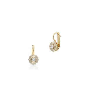 W.KRUK - Kolczyki złote z brylantami