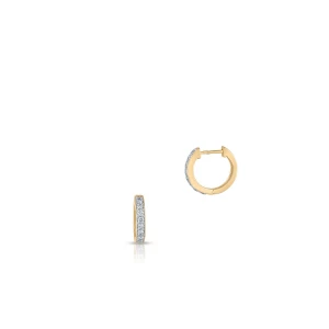 W.KRUK Kolczyki złote z brylantami