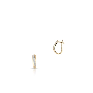 W.KRUK Kolczyki złote z brylantami