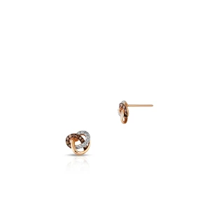 W.KRUK Kolczyki złote z brylantami