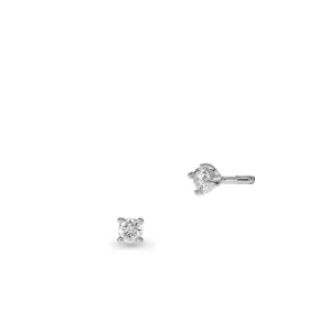 W.KRUK Kolczyki złote z brylantami Szczęśliwy