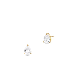 W.KRUK - Kolczyki złote z cyrkonią