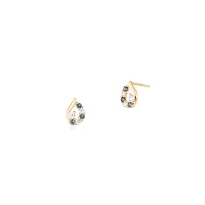W.KRUK - Kolczyki złote z cyrkoniami