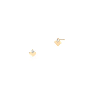 W.KRUK Kolczyki złote z cyrkoniami