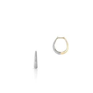 W.KRUK - Kolczyki złote z diamentami