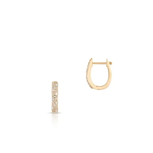 W.KRUK Kolczyki złote z diamentami