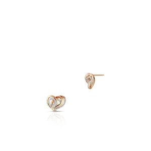 W.KRUK Kolczyki złote z diamentami