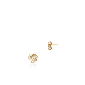 W.KRUK Kolczyki złote z diamentami