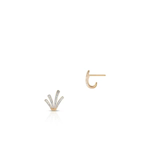 W.KRUK Kolczyki złote z diamentami