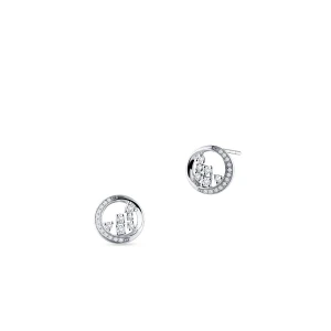 W.KRUK Kolczyki złote z diamentami Galaktyka