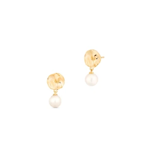 W.KRUK - Kolczyki złote z perłą