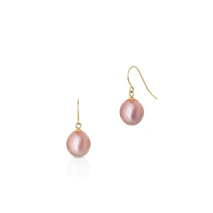 W.KRUK Kolczyki złote z perłą