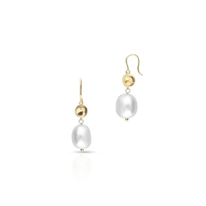 W.KRUK - Kolczyki złote z perłami