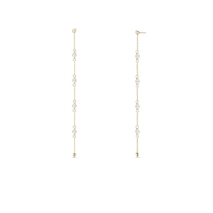 W.KRUK - Kolczyki złote z perłami