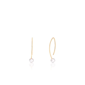 W.KRUK Kolczyki złote z perłami