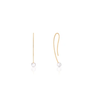 W.KRUK Kolczyki złote z perłami