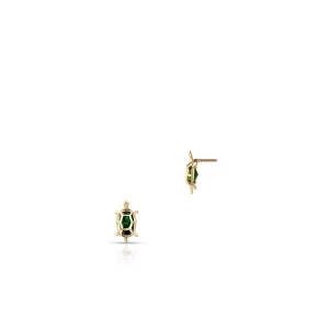 W.KRUK Kolczyki złote żółwie