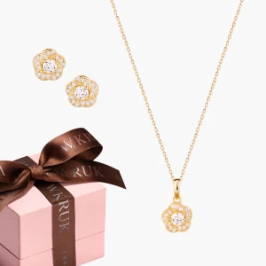 W.KRUK - Komplet Błyszczące Kwiaty