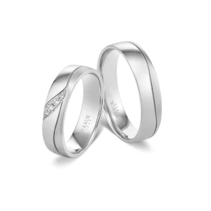 Zdjęcie produktu W.KRUK Komplet obrączek złotych BELLUNO