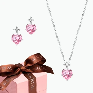 W.KRUK - Komplet Różowe Serce