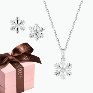 W.KRUK - Komplet Srebrna Śnieżynka