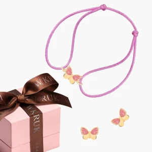 W.KRUK - Komplet Złote Motylki