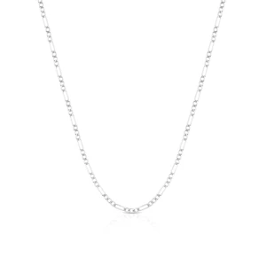 W.KRUK - Łańcuszek białe złoto figaro