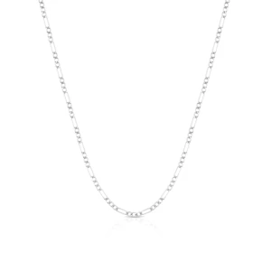 W.KRUK Łańcuszek białe złoto figaro