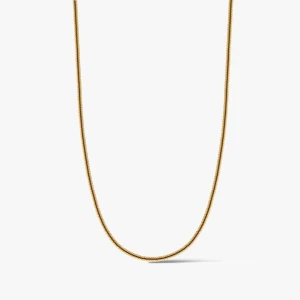 W.KRUK Łańcuszek srebrny pozłacany żmijka